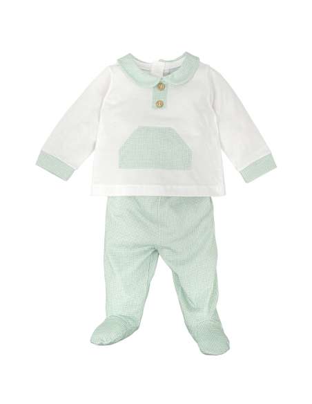 50224 CONJUNTO PARA BEBE. DULZURA VERDE. BABIDU VERANO