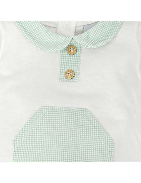 50224 BABY OUTFIT. GREEN SWEETNESS. BABIDU SUMMER