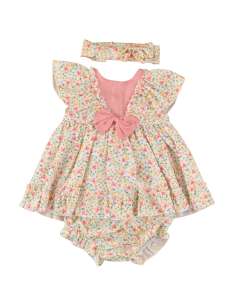 026121  BABY DRESS 3 PIECES BRAND BABYFERR