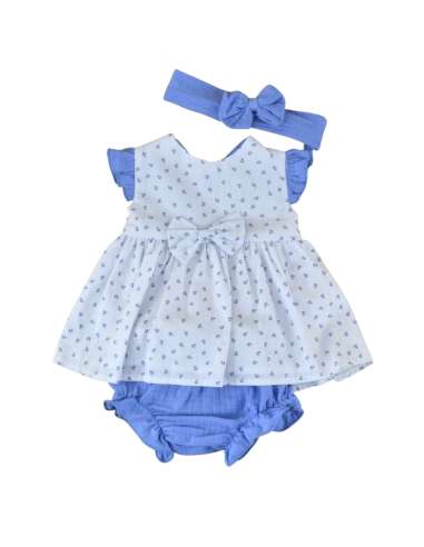 026135 BABY DRESS 3 PIECES BRAND BABYFERR