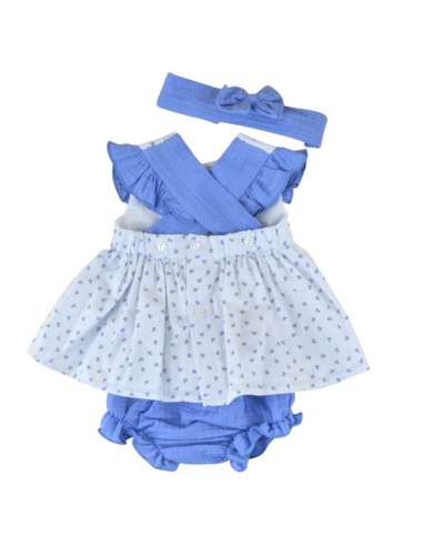 026135 BABY DRESS 3 PIECES BRAND BABYFERR