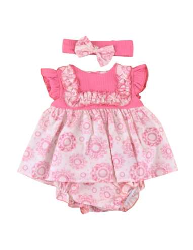 026146 BABY DRESS 3 PIECES BRAND BABYFERR