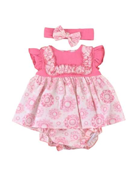 026146 BABY DRESS 3 PIECES BRAND BABYFERR