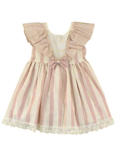 026545 Vestido Infantil Lazo Listra