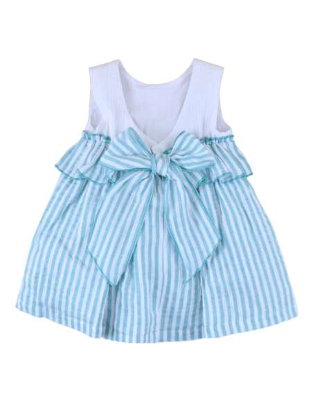 026550  Vestido Infantil Aguamarina
