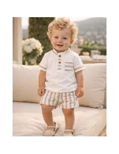 02005015 BABY BOY OUTFIT POLO SHIRT ALMA