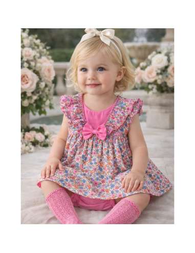 02005032 VESTIDO NIÑA FLORES ALMA