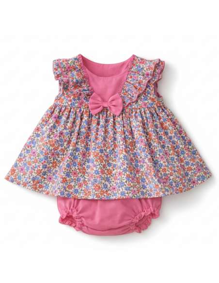 02005032 VESTIDO NIÑA FLORES ALMA
