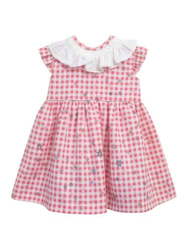 026564 CHILDREN'S DRESS. RED. BABY FERR
