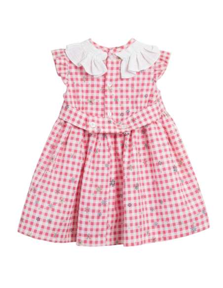 026564 CHILDREN'S DRESS. RED. BABY FERR