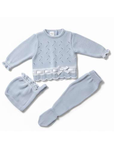 03415CL CONJUNTO DE PERLE CELESTE PARA BEBE. LA...