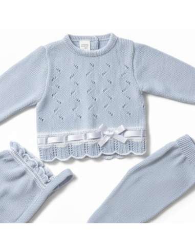 03415CL CONJUNTO DE PERLE CELESTE PARA BEBE. LA...