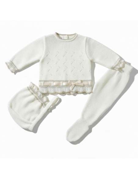 03415CR CONJUNTO DE PERLE ARENA PARA BEBE. LA CASITA DE PEPITO