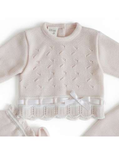 03415R PINK BEADED SET FOR BABIES. PEPITO'S...