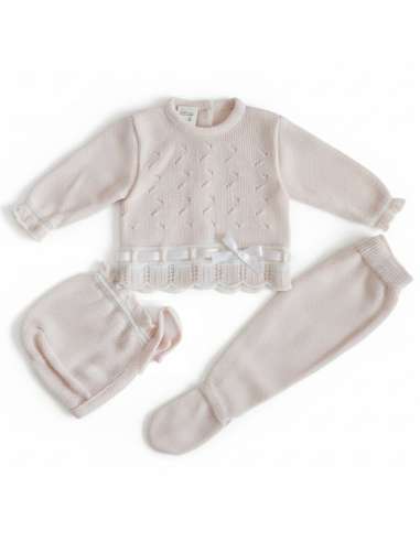 03415R PINK BEADED SET FOR BABIES. PEPITO'S...