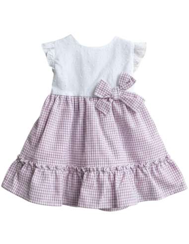 026501 MALLOW-COLOURED BABY DRESS. BABY FERR