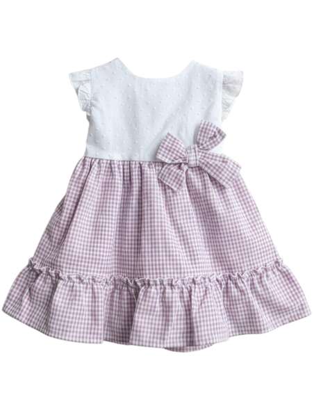 026501 MALLOW-COLOURED BABY DRESS. BABY FERR
