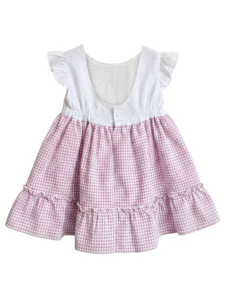 026501 MALLOW-COLOURED BABY DRESS. BABY FERR