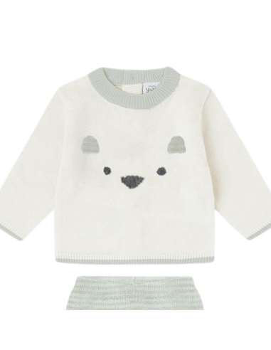 110404 Mid-Season Knitted Baby Set – Soft and...