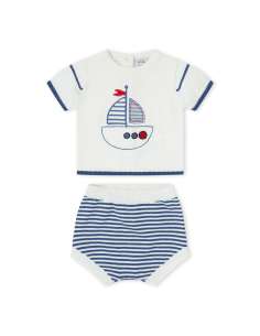 26110424 CONJUNTO PUNTO ALGODÓN PARA BEBE. YATSI