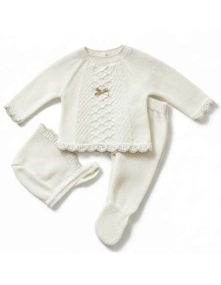 26C1005 RAW BABY WOOL SET THREE PIECES BRAND PELOTTAS