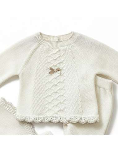 26C1005 RAW BABY WOOL SET THREE PIECES BRAND...