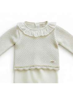 DA-9800 CRUDO CONJUNTO LANA DOS PIEZAS MARCA DON ALGODON 2