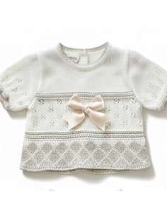 03213C RAW KNIT BABY SET TWO PIECES BRAND LA CASITA DE... 2