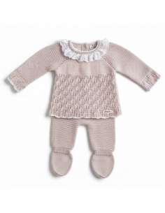 DA-9809 ROSA PALO KNITTED CHILDREN'S SET TWO PIECES BRAND...