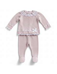 DA-9807 ROSA PALO KNITTED CHILDREN'S SET TWO PIECES BRAND...