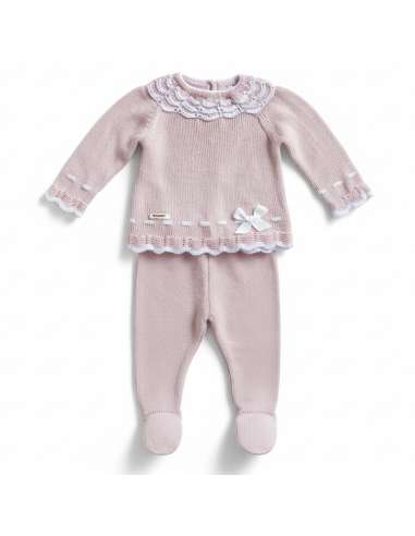 DA-9807 ROSA PALO KNITTED CHILDREN'S SET TWO...