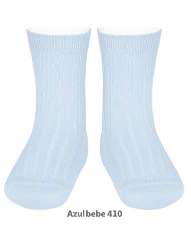 20164 CALCETÍN CANALE CORTO AZUL BEBE 410