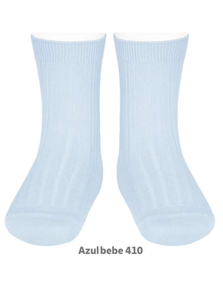 20164 CALCETÍN CANALE CORTO AZUL BEBE 410