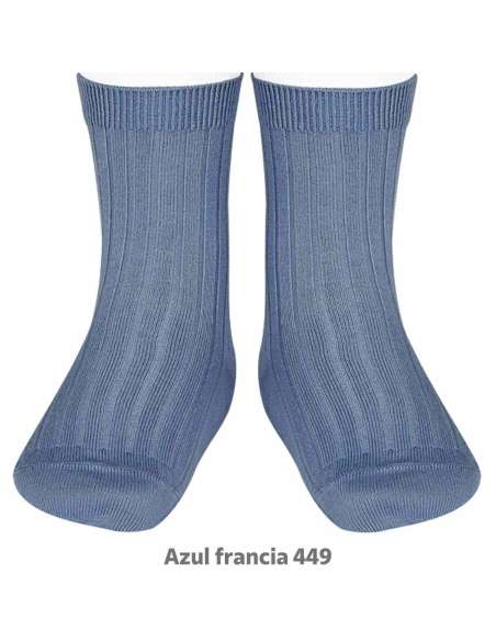 20164 CANALE SHORT SOCKS, FRENCH BLUE, SIZE 449