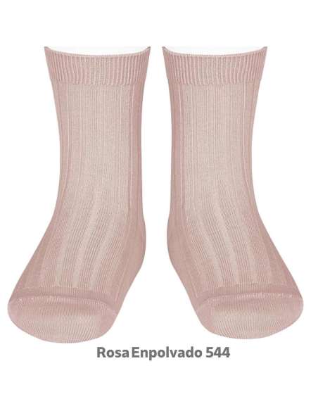 20164 CALCETÍN CANALE CORTO ROSA EMPOLVADO 544