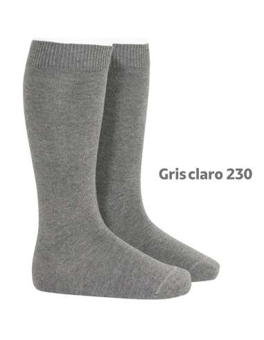 20192 Calcetín Liso Gris Claro 230