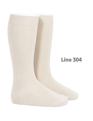 20192 Plain Linen Socks 304