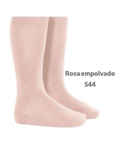 20192 Plain Powder Pink Socks 544