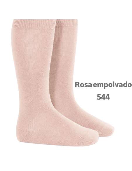 20192 Plain Powder Pink Socks 544