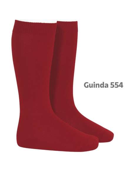 20192 Plain Guinda Socks 554