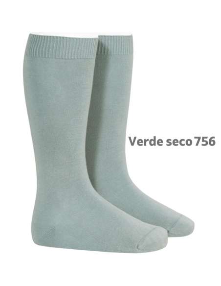20192 Plain Sock – Dry Green 756
