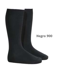 20192 Calcetín Liso Negro 900