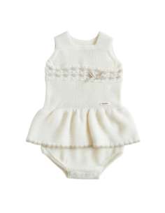 DA-9821 RAW knit romper for baby BRAND DON ALGODON