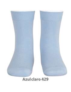 20194 CALCETÍN LISO AZUL CLARO 429