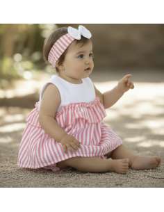 026123  BABY DRESS 3 PIECES BRAND BABYFERR