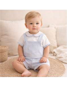 026236 Pikni Blouse and Dungarees Set