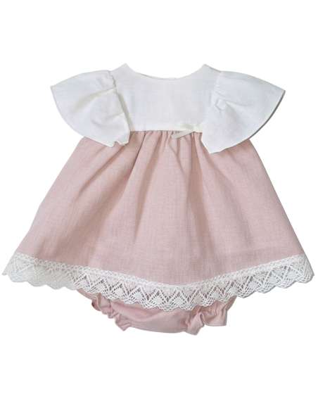 026148 BABY DRESS WITH KNICKERS