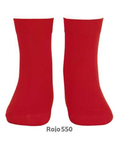 20194 CALCETÍN LISO ROJO 550