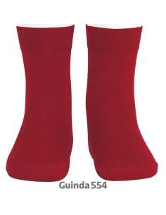 20194 SOLID CHERRY RED SOCKS 554