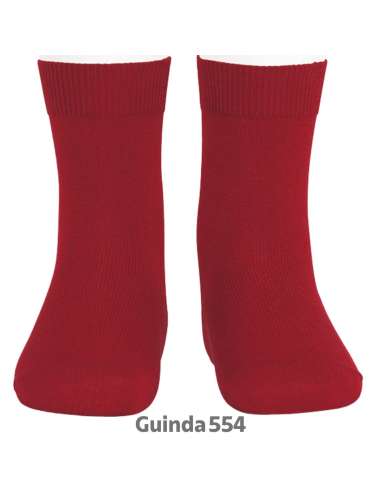 20194 SOLID CHERRY RED SOCKS 554